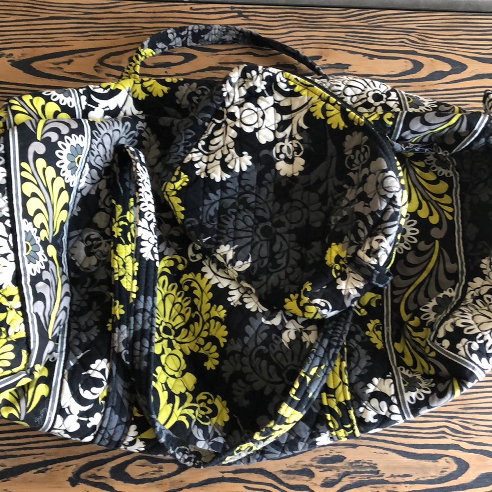 Vera Bradley Duffle and Matching Make Up Bag